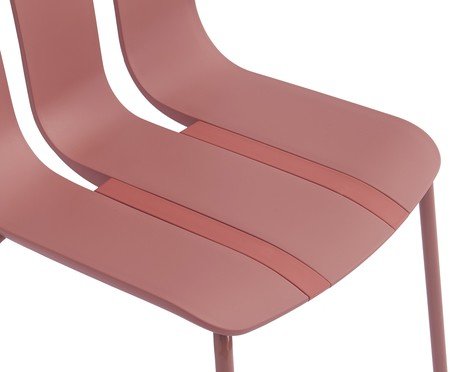 Banqueta Linea Terracota Blush | Westwing