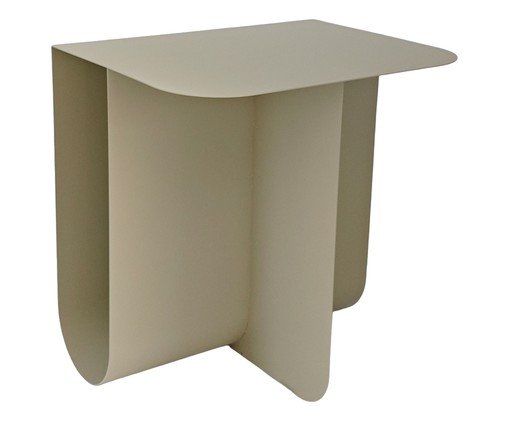 Mesa Lateral Verso Off White, Off White | WestwingNow