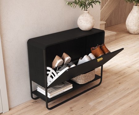 Sapateira Luna Organico Nero | Westwing