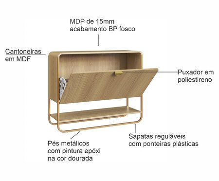 Sapateira Luna Organico Hanover | Westwing