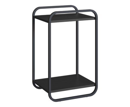 Mesa Lateral Orgânico Luna Nero | Westwing