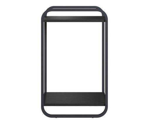 Mesa Lateral Orgânico Luna Nero, black | WestwingNow