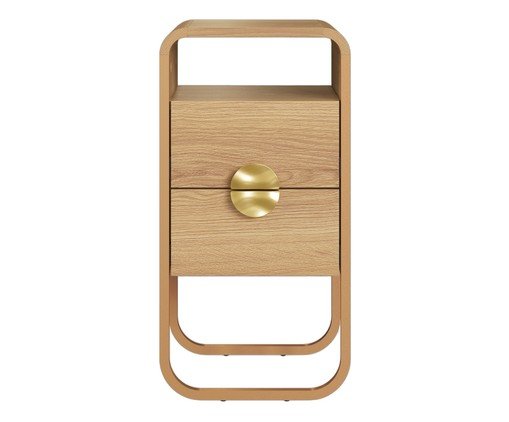 Mesa de Cabeceira Organica Luna Hanover, beige | WestwingNow