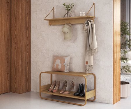 Sapateira Banco Orgânico Luna Hanover | Westwing