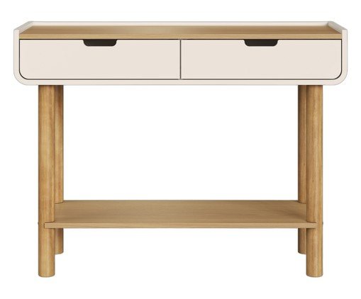 Aparador Orgânico Madeira Aura Off White, Off White | WestwingNow