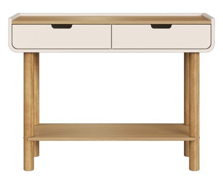 Aparador Orgânico Madeira Aura Off White | Westwing