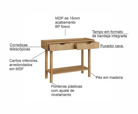 Aparador Orgânico Madeira Aura | Westwing