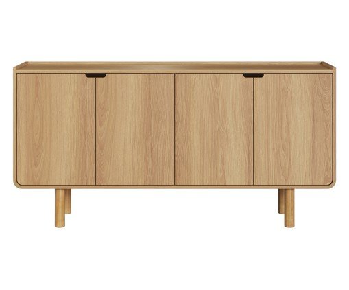 Balcão Buffet Orgânico Madeira Aura, Natural | WestwingNow