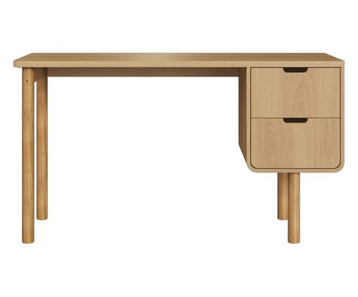 Escrivaninha Orgânica Madeira Aura, Natural | WestwingNow