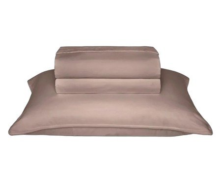 Jogo de Cama The Trim Bege 300 fios | Westwing