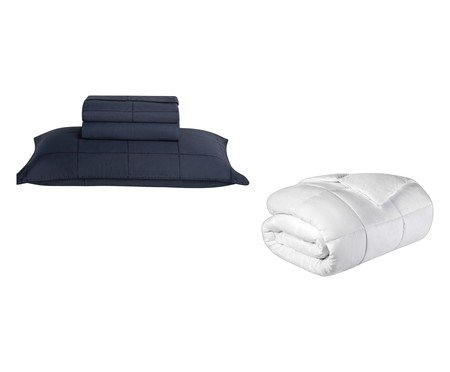 Jogo de Capa de Duvet Estampado The Sharp 300 fios | Westwing