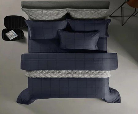 Jogo de Capa de Duvet Estampado The Sharp 300 fios | Westwing