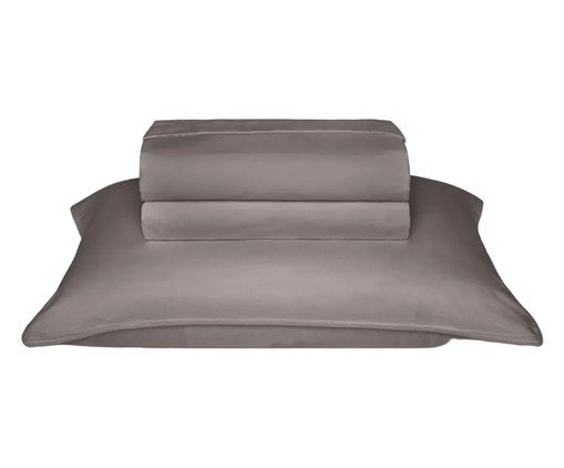 Jogo de Cama The Trim Cinza 300 fios, grey | WestwingNow