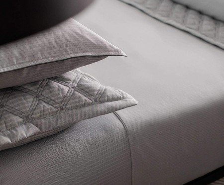 Jogo de Cama The Trim Cinza 300 fios | Westwing
