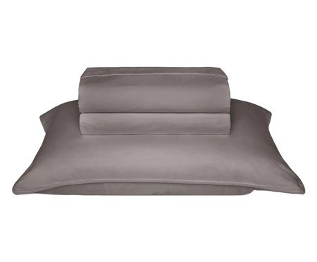Jogo de Cama The Trim Cinza 300 fios | Westwing