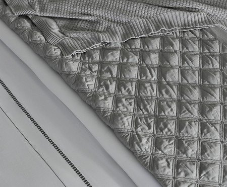 Colcha Matelasse Cinza | Westwing