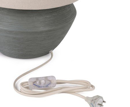 Luminária de Mesa Pedra Bege e Verde | Westwing