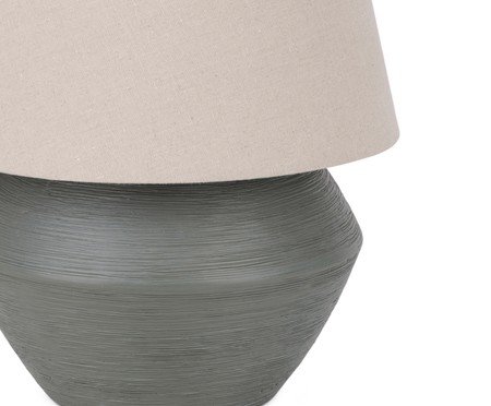 Luminária de Mesa Pedra Bege e Verde | Westwing