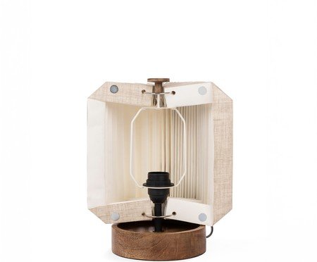 Luminária de Mesa Origami Bege | Westwing