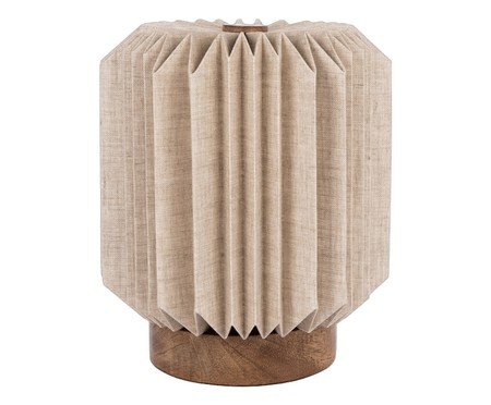 Luminária de Mesa Origami Bege | Westwing