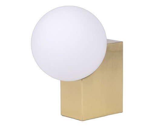 Luminária de Mesa Bolha Dourado, gold | WestwingNow