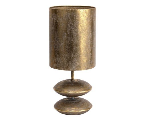 Luminária de Mesa Cascalho Dourado, gold | WestwingNow