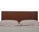 Cabeceira Verona - Couro Caramelo, red | WestwingNow