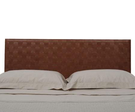 Cabeceira Verona - Couro Caramelo | Westwing