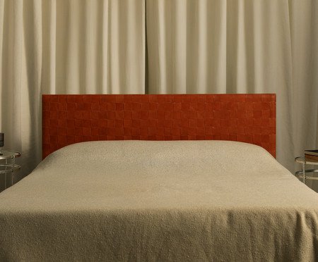 Cabeceira Verona - Couro Caramelo | Westwing
