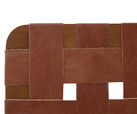 Cabeceira Palermo - Couro Caramelo | Westwing