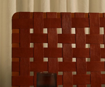 Cabeceira Palermo - Couro Caramelo | Westwing