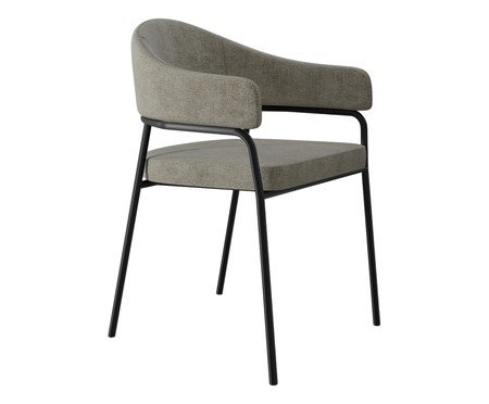 Cadeira de Jantar Olivia Tecido Lautrec Off White | Westwing