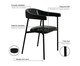 Jogo de Cadeiras de Jantar Angel Preto, black | WestwingNow
