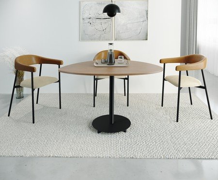 Jogo de Cadeiras de Jantar Angel Tecido Mesclado | Westwing