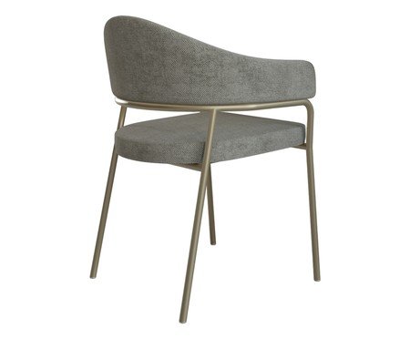 Jogo de Cadeiras de Jantar Olivia Tecido Lautrec Off White | Westwing