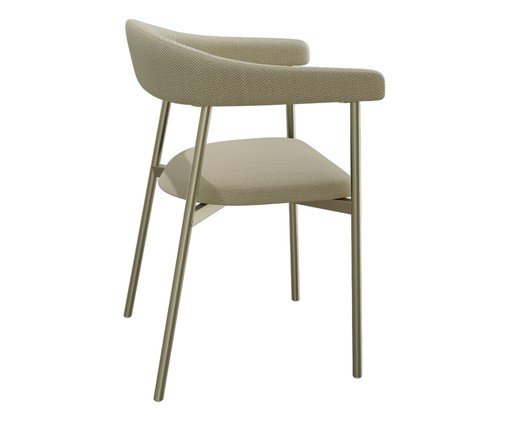 Cadeira de Jantar Angel Tecido Corriente Champanhe, beige | WestwingNow