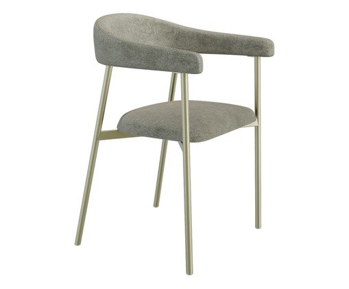 Cadeira de Jantar Angel Tecido Lautrec Chamapanhe, Off White | WestwingNow