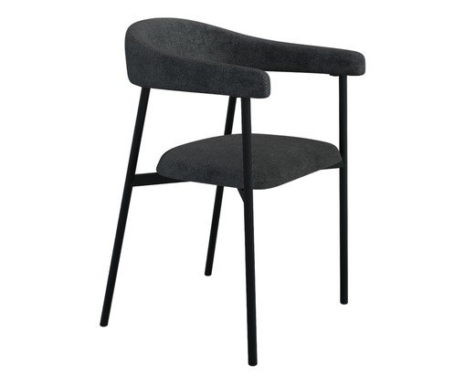 Cadeira de Jantar Angel Tecido Lautrec Grafite, black | WestwingNow