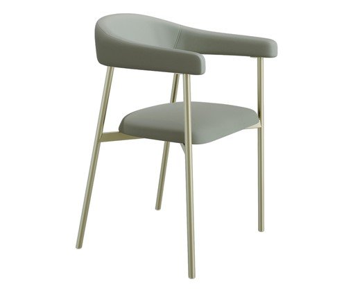 Cadeira de Jantar Angel Tecido Champanhe Off White, Off White | WestwingNow