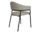 Cadeira de Jantar Olivia Tecido Corriente Preto, beige | WestwingNow