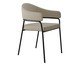 Cadeira de Jantar Olivia Tecido Corriente Preto, beige | WestwingNow