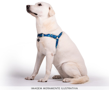 Peitoral Educativo para Cachorros Hawaii - Azul | WestwingNow