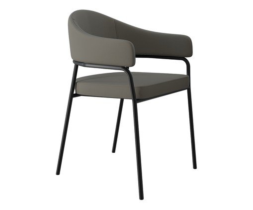 Cadeira de Jantar Olivia Tecido Cinza, grey | WestwingNow