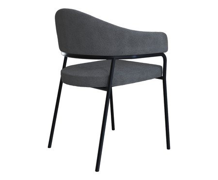 Jogo de Cadeiras de Jantar Olivia Tecido Boucle Nuvem | Westwing