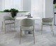 Jogo de Cadeiras de Jantar Olivia Corin Tecido Off White, Off White | WestwingNow