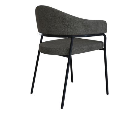 Cadeira de Jantar Olivia Tecido Lautrec Marrom | Westwing