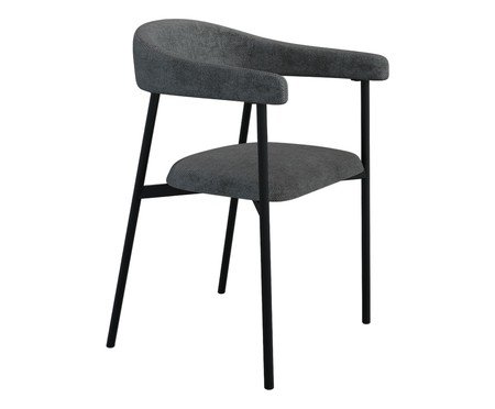 Cadeira de Jantar Angel Tecido Lautrec Cinza | Westwing
