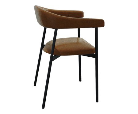 Cadeira de Jantar Angel Tecido Caramelo | Westwing