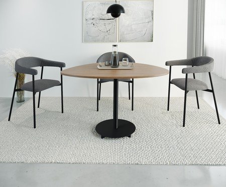 Cadeira de Jantar Angel Tecido Boucle Nuvem | Westwing