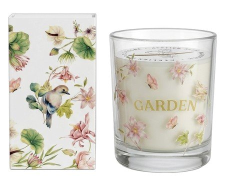 Jogo com Vela Perfumada e Caixa Decorativa para Fósforos Garden Branco | Westwing